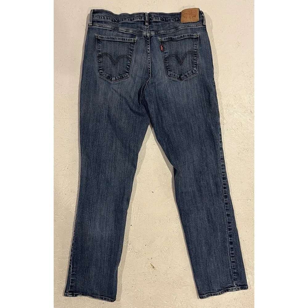 Levi's Jeans Mens 30x32 Blue 505 Regular Fit Straight Leg‎ Cotton Denim Pants